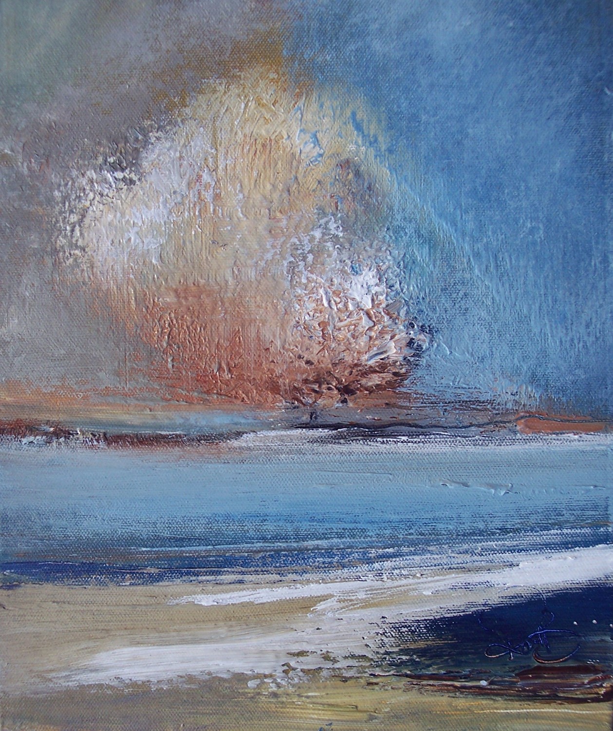 'Shores of Blue' by artist Rosanne Barr